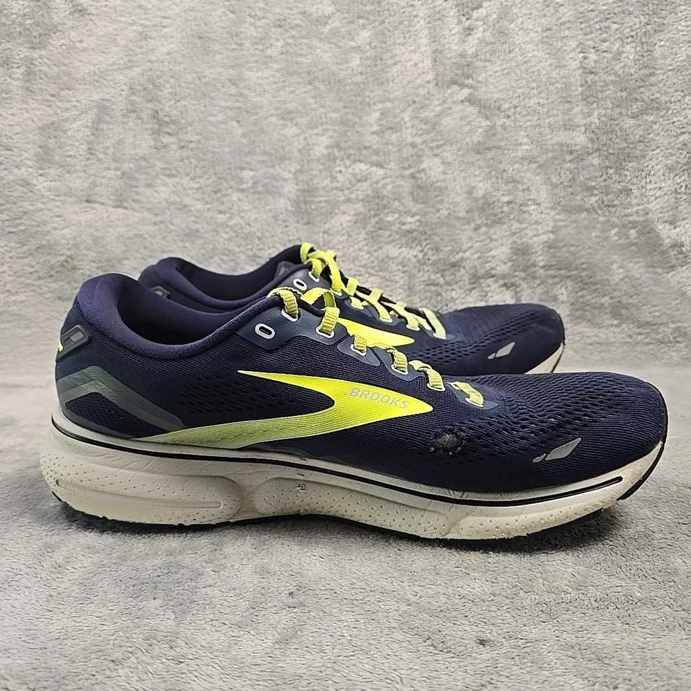 Brooks Ghost 15 Mens Size 12.5 Blue Athletic Running Shoes Sneakers 1103931D429‎